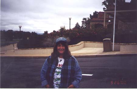 Cathy at Luray Caverns; Actual size=240 pixels wide